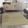 Pemberly Row Contemporary 4' x 6' Green Gold Fabric Area Rug