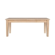 Pemberly Row Modern / Contemporary Wood Dining Bench-Blonde Oak