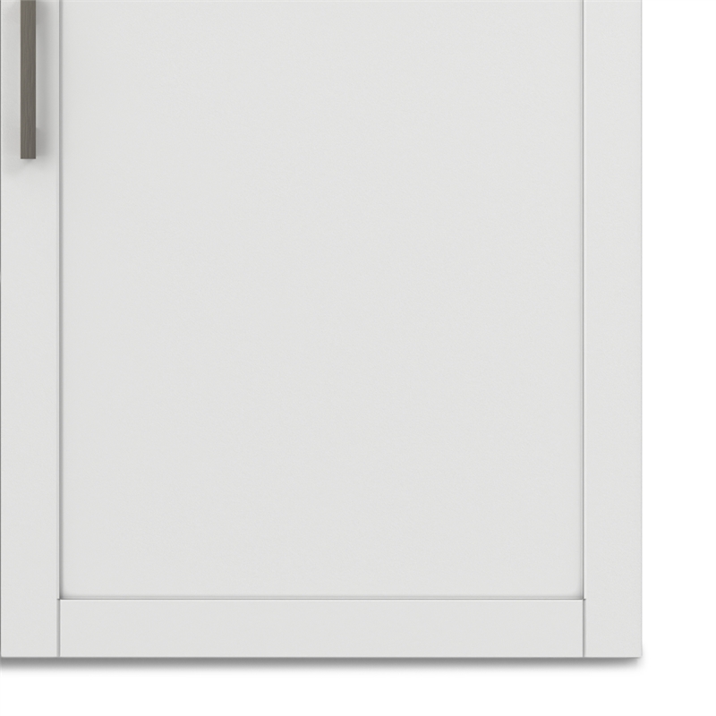 Pemberly Row Contemporary 46-inch Utility Sink & Cabinet in Pure White