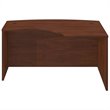 Pemberly Row Engineered Wood Right Hand L-Bow Desk in Hansen Cherry