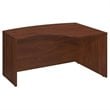 Pemberly Row Engineered Wood Right Hand L-Bow Desk in Hansen Cherry