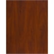 Pemberly Row Left Hand Engineered Wood L-Bow Desk Shell in Hansen Cherry