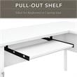 Pemberly Row 72W L Shaped Desk Set with Hutch and Storage in White-Wood