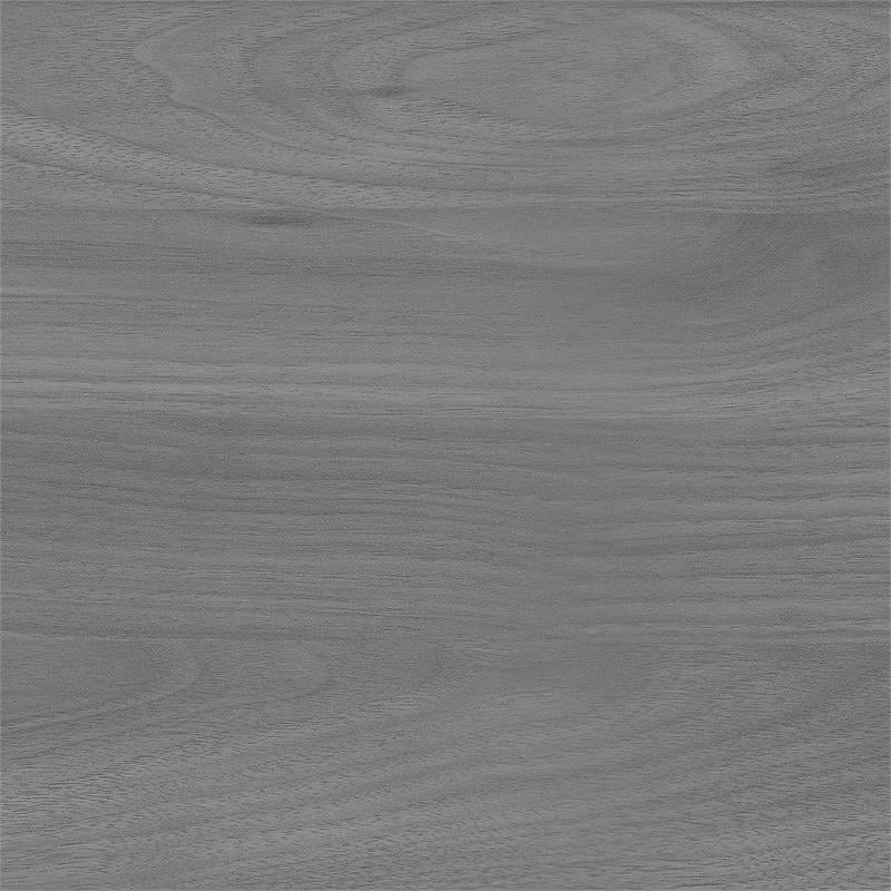 Pemberly Row Contemporary 60W Hutch in Modern Gray-Engineered Wood