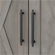 Pemberly Row Engineered Wood Double Vanity Set with Sinks in Driftwood Gray