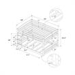 Pemberly Row Contemporary Full-Over-Full Floor Bunk Bed in White
