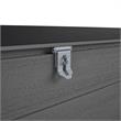 Pemberly Row Outdoor Patio Deck Storage Box Extra Large 180 Gallons in Charcoal