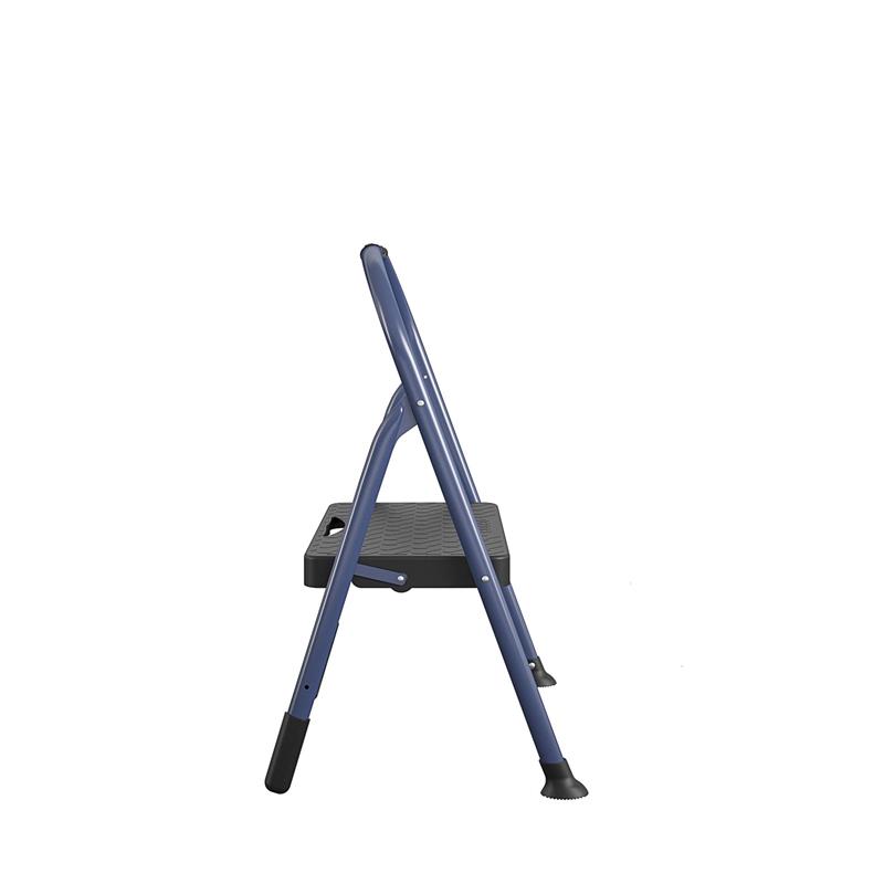Pemberly Row 1-Step Folding BIG Step Step Stool ANSI Type in Navy