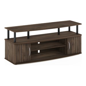 Pemberly Row Wood Entertainment Center for TV up to 55&quot in Columbia Walnut