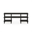 Pemberly Row Wood 3-Tier Wide Shelf TV Stand for TV up to 47