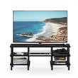 Pemberly Row Wood 3-Tier Wide Shelf TV Stand for TV up to 47