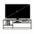 Pemberly Row Engineered Wood TV Stand for TV up to 78