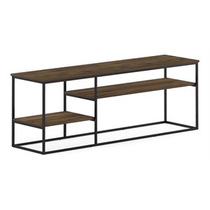 Pemberly Row Engineered Wood TV Stand for TV up to 65&quot in Columbia Walnut