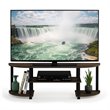 Pemberly Row Turn-S-Tube Wood TV Entertainment Center for TV up to 55