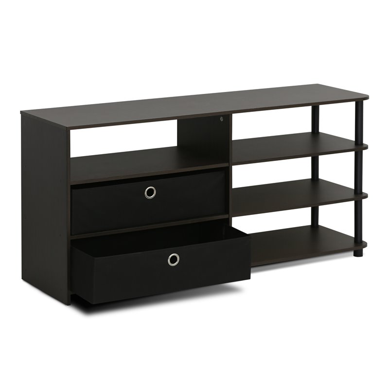 Pemberly Row Contemporary Wood TV Stand for TV up to 55