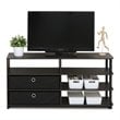Pemberly Row Contemporary Wood TV Stand for TV up to 55