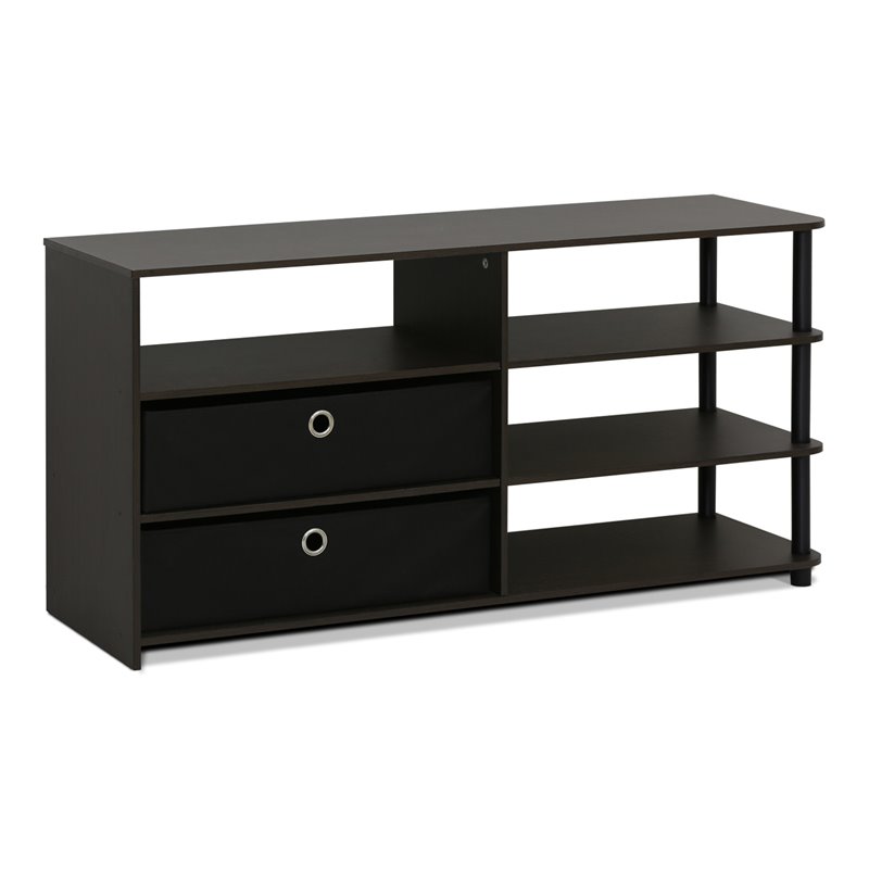 Pemberly Row Contemporary Wood TV Stand for TV up to 55
