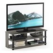 Pemberly Row Wood 3-Tier TV Stand for TV up to 48