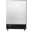 Pemberly Row Stainless Steel Silver Reach-In Refrigerator Rectangular LED Lighting 54