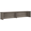 Pemberly Row Engineered Wood Reception Station Hutch in Hudson Elm/Brown