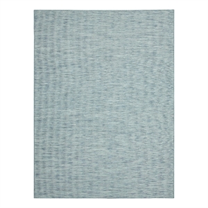 Pemberly Row Contemporary 6' x 9' Aqua Fabric Modern Area Rug (6' x 9')