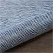 Pemberly Row 9' x 12' Navy Blue Fabric Modern Area Rug (9' x 12')