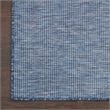 Pemberly Row 9' x 12' Navy Blue Fabric Modern Area Rug (9' x 12')