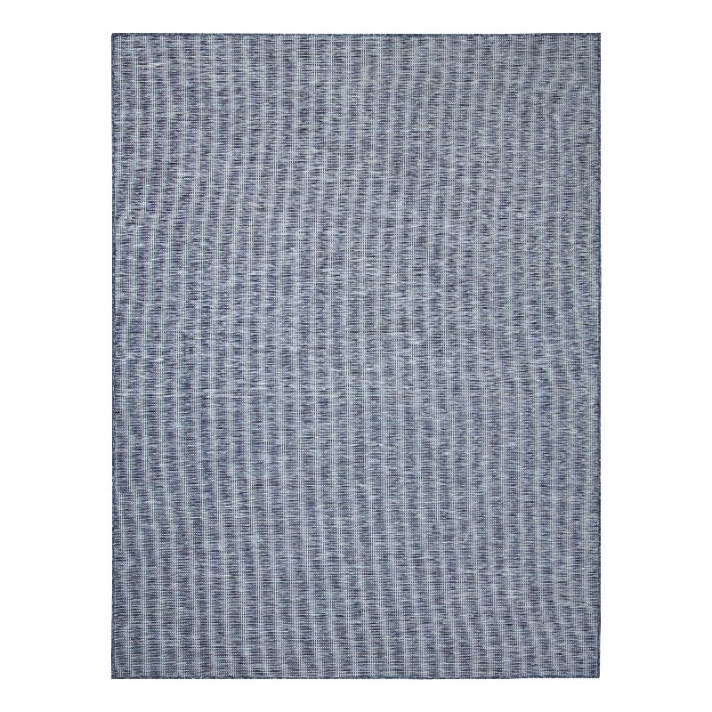 Pemberly Row 9' x 12' Navy Blue Fabric Modern Area Rug (9' x 12')