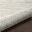 Pemberly Row 10' Runner Light Gray Fabric Modern Area Rug (10' Runner)