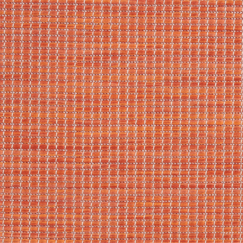 Pemberly Row 10' Runner Terracotta Fabric Modern Area Rug (10' Runner)