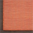 Pemberly Row 10' Runner Terracotta Fabric Modern Area Rug (10' Runner)