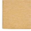 Pemberly Row 10' Runner Yellow Fabric Modern Area Rug (10' Runner)