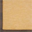 Pemberly Row 10' Runner Yellow Fabric Modern Area Rug (10' Runner)