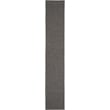 Pemberly Row 12' Runner Charcoal Fabric Modern Area Rug (12' Runner)