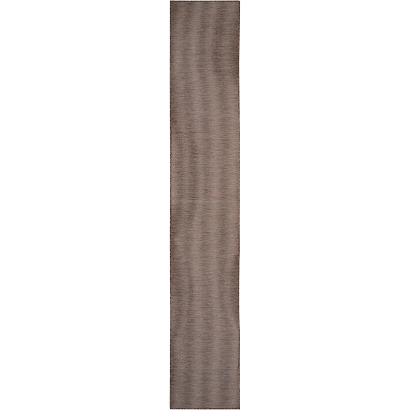 Pemberly Row 12' Runner Natural Fabric Modern Area Rug (12' Runner)