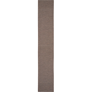 Pemberly Row 12' Runner Natural Fabric Modern Area Rug (12' Runner)