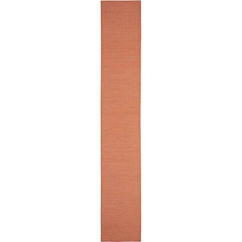 Pemberly Row 12' Runner Terracotta Fabric Modern Area Rug (12' Runner)