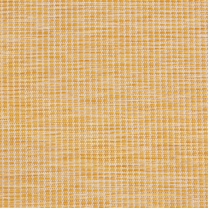 Pemberly Row 12' Runner Yellow Fabric Modern Area Rug (12' Runner)