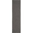 Pemberly Row 8' Runner Charcoal Fabric Modern Area Rug (8' Runner)