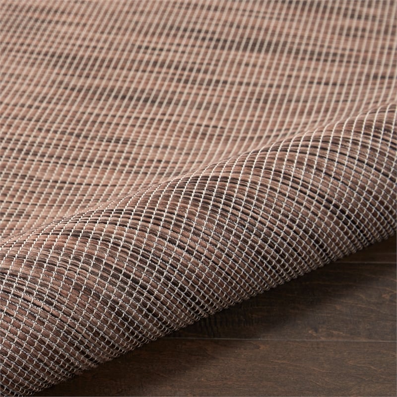 Pemberly Row 8' Runner Natural Fabric Modern Area Rug (8' Runner)