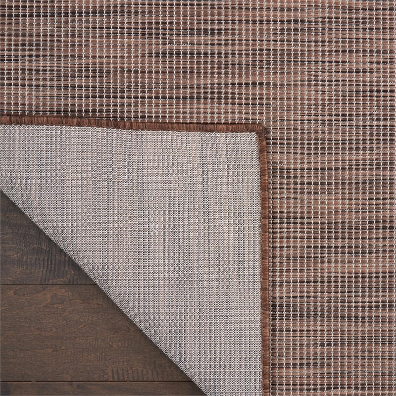 Pemberly Row 8' Runner Natural Fabric Modern Area Rug (8' Runner)