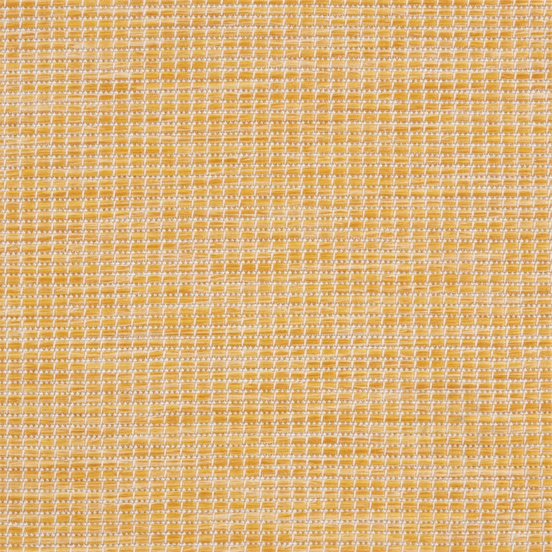 Pemberly Row 8' Runner Yellow Fabric Modern Area Rug (8' Runner)