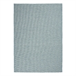 Pemberly Row Contemporary 4' x 6' Aqua Fabric Modern Area Rug (4' x 6')