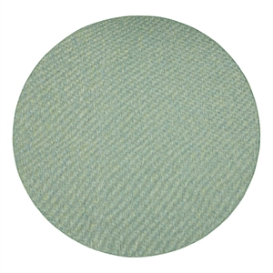 Pemberly Row 8' x Round Blue Green Fabric Modern Area Rug (8' Round)
