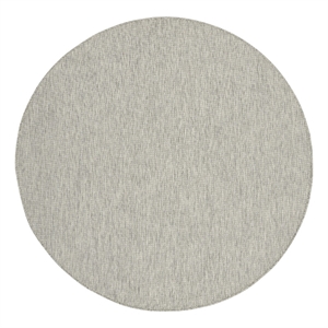 Pemberly Row 8' x Round Light Gray Fabric Modern Area Rug (8' Round)