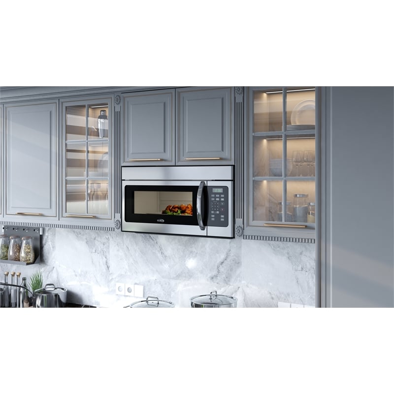 Pemberly Row 1.6 cu. ft. Over the Range Stainless Steel Microwave.