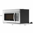 Pemberly Row 1.6 cu. ft. Over the Range Stainless Steel Microwave.
