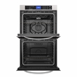 Pemberly Row 5 cu. ft. Stainless-Steel Premium Convection Double-Unit Wall Oven.