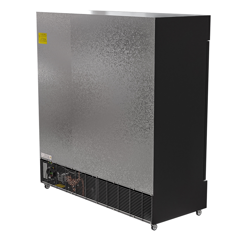 Pemberly Row 71 in. Three-Door Merchandiser Refrigerator-56 Cu Ft.