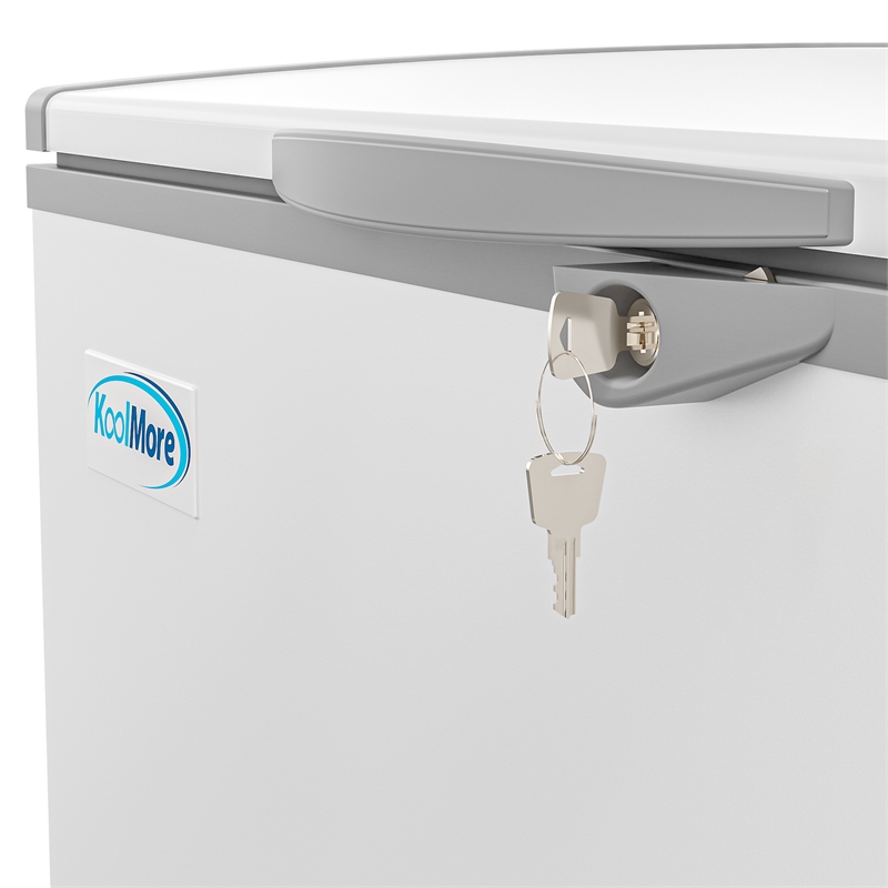 Pemberly Row Contemporary 77 in. Commercial Chest Freezer 24 cu ft.